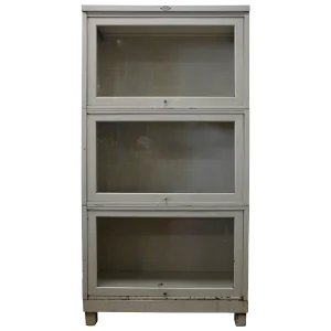 Art Metal Co Mid-Century Modern Metal Stacking Barrister's Bookcase