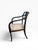Black Pair of Baker Furniture “Governor Alston” Regency Black & Gilt Caned Armchairs For Sale - Image 8 of 14