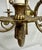 Brass Tassel Chandelier, Six Arms, Hollywood Regency Design For Sale - Image 10 of 10