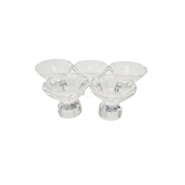 Art Deco Czechoslovakian Glasses, 1950s, Set of 5 For Sale - Image 10 of 15