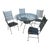 Vintage 1960's Arthur Umanoff Granada Table & 4 Chairs For Sale