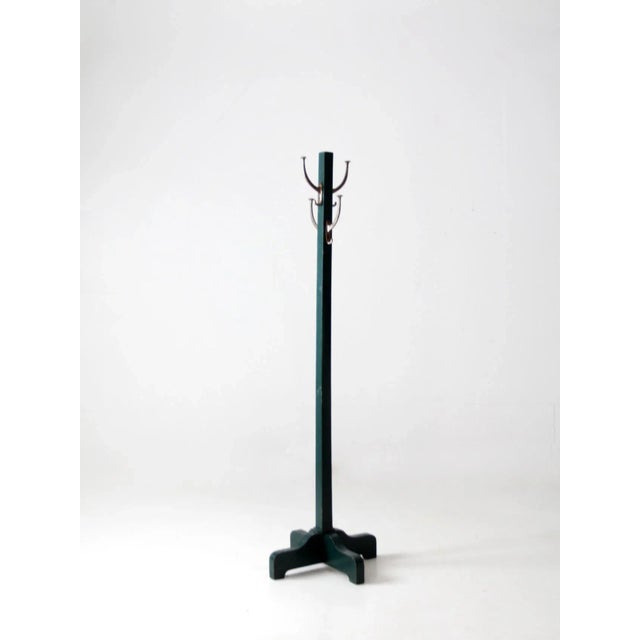 Wood Vintage Wooden Coat Rack For Sale - Image 7 of 11