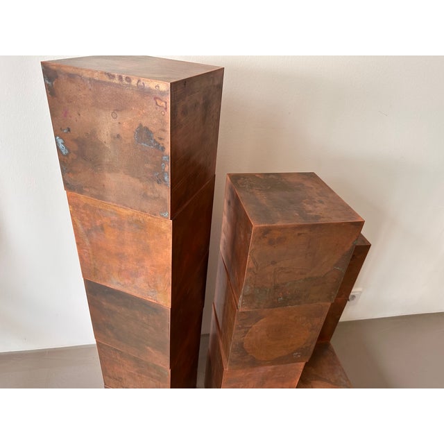 Copper Paul Kelley, Magnetic Copper Cubes, 2000s, Copper, Set of 10 For Sale - Image 8 of 12