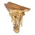 French Gilt and Carved Wood Wall Mounted Corbel Shelf Circa 1880 For Sale