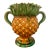 Vintage Minton-Style Majolica Ceramic Pineapple Vase For Sale