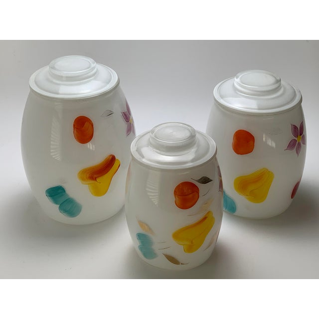 Add a touch of vintage charm to your kitchen with this lovely Bartlett Collins canister set! 9.5". 8.5" & 7.5" tall. This...