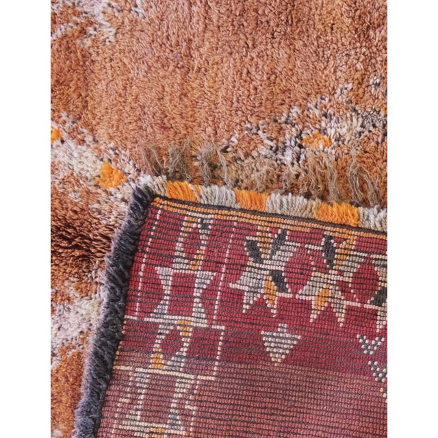 Textile 1980s Collectible Moroccan Wool Rug - 10.3 X 6.1 Ft For Sale - Image 7 of 8