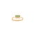 Early 21st Century 8x4 Mm Deep Green Emerald Ring in 14k Gold Size 6.5 For Sale In New York - Image 6 of 15