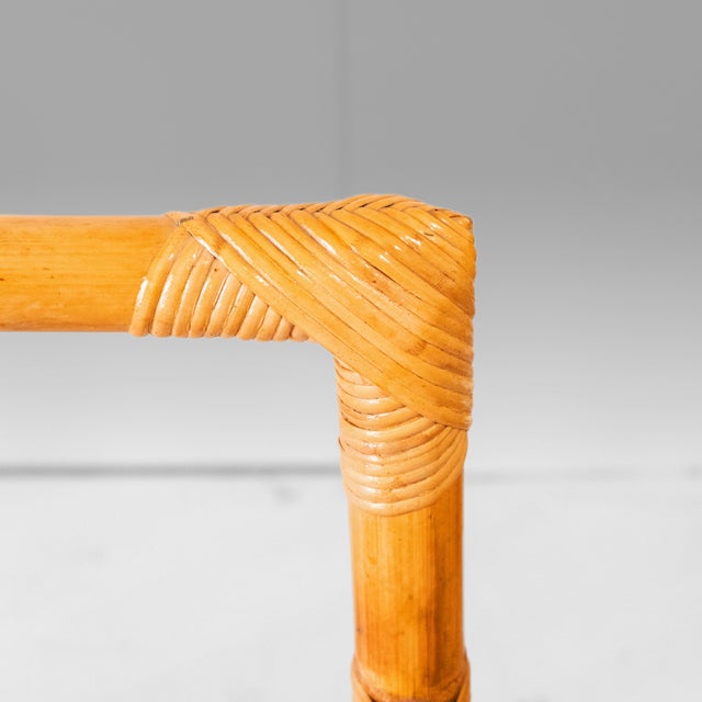 Italian Riviera Modern Bamboo and Rattan Sofa in the style of Vivai del Sud Style, 1970s For Sale - Image 12 of 18