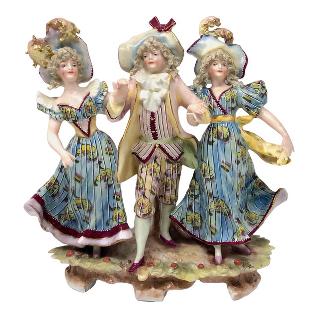 Early 20th Century Royal Rudolstadt German Figurine For Sale