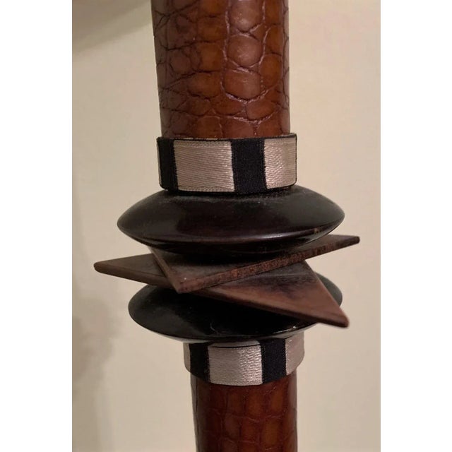 French Table Lamp by Helene Angeli, 1980s For Sale - Image 6 of 8