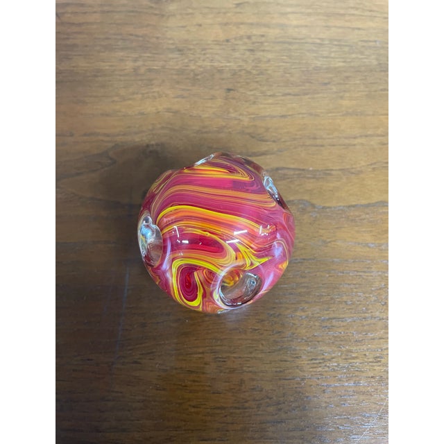 Contemporary Star City Gentile Glass Paper Weight For Sale - Image 3 of 4