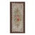 A Ivory Background Color With Beautiful Roses Centerpiece in Floral Pattern Antique American Hooked Rug For Sale