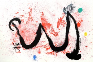 Joan Miro, Danse De Fou, Offset Lithograph