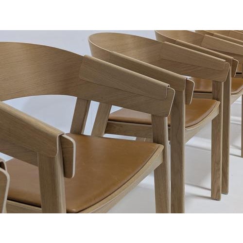 Wood Muuto Cover Chairs, Set of 6 For Sale - Image 7 of 16