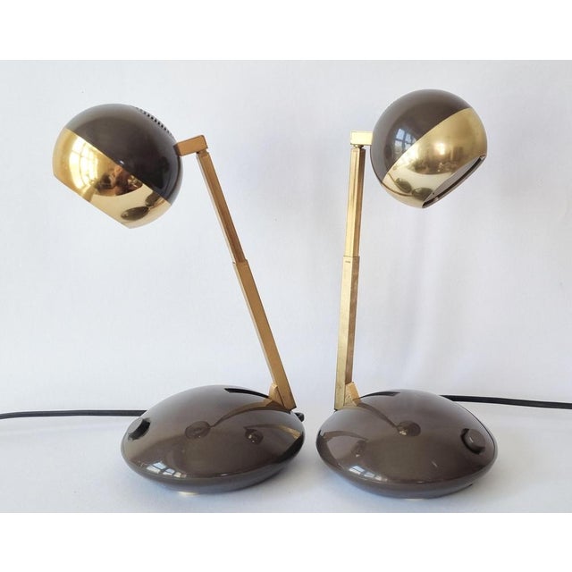 Mid-Century Telescope Table Lamps from Eichhoff Werke, Germany, 1979, Set of 2 For Sale - Image 9 of 18