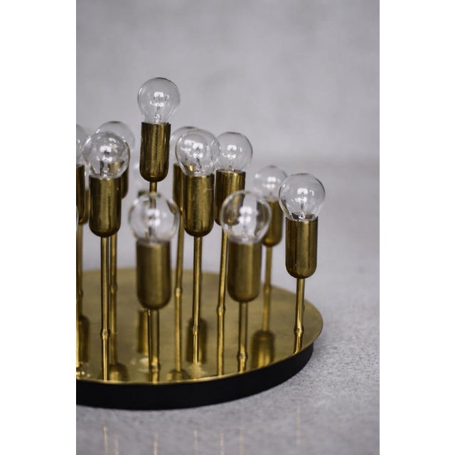 Mid-Century Modern German Atomic Brass Ceiling Lamp from Cosack Leuchten, 1960s For Sale - Image 15 of 18