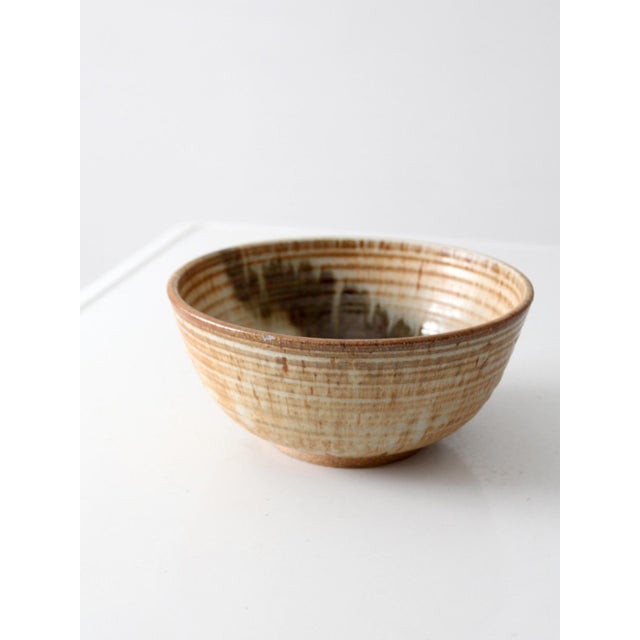 Vintage Handmade Studio Pottery Bowl For Sale - Image 9 of 15