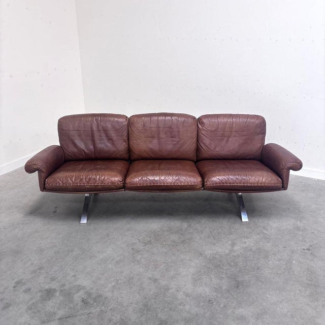 DS31 Sofa in Cognac Leather from de Sede, 1970s For Sale - Image 5 of 15