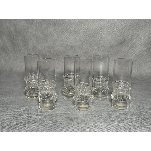 Tall Modernist Glasses from Rosenthal, 1970s, Set of 6 For Sale - Image 8 of 8