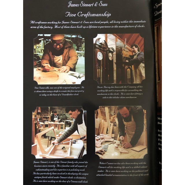 James Stewart & Sons Mahogany Longcase Grandfather Clock Chairish