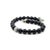 Silver 1990s David Yurman Estate Matte Onyx Carved Prayer Beads Bracelet 8.5" Silver For Sale - Image 8 of 12