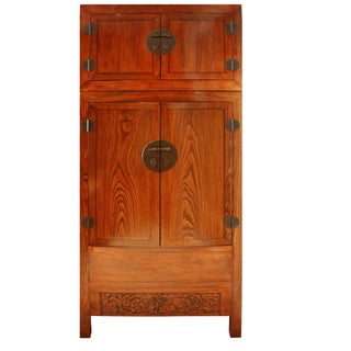 McGuire Asian Antiquity Compound Cabinet For Sale