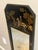 Chinoiserie Mid-20th Century Chinoiserie Black Lacquer Hand-Painted Wall Mirror For Sale - Image 3 of 8