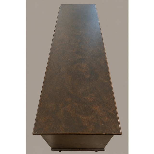 John Wisner Vintage Iconic Ficks Reed by John Wisner Sideboard Credenza Buffet With Fretwork C. 1950’s For Sale - Image 4 of 10
