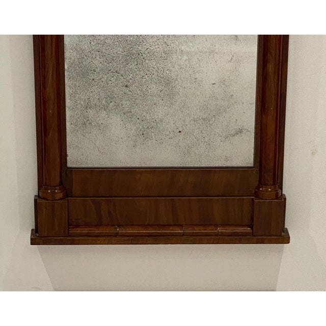 Traditional Danish Empire Mahogany Mirror Circa 1840 For Sale - Image 3 of 7