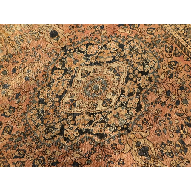 Antique Hand-Knotted Persian Rug. 4'x 7' For Sale - Image 4 of 16