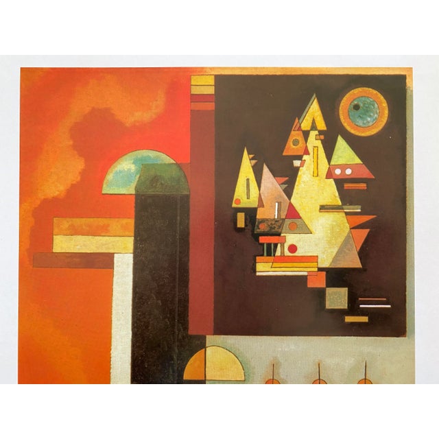 Wassily Kandinsky Vintage 1979 Modernist Lithograph Print