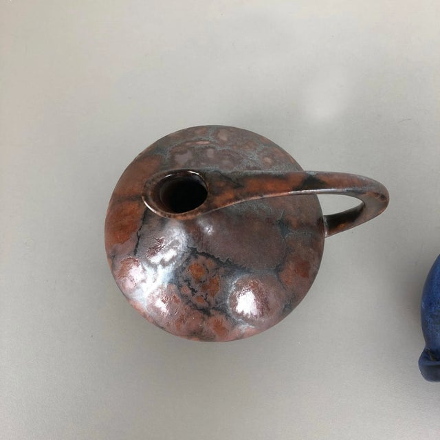 German 313 Pottery Vases by Kurt Tschörner from Ruscha, 1960s, Set of 2 For Sale - Image 12 of 15