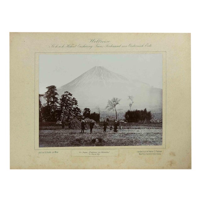Eduard Hodek Jun, Japan, Fugjiama von Gotemba, Vintage Photograph, 1893 For Sale