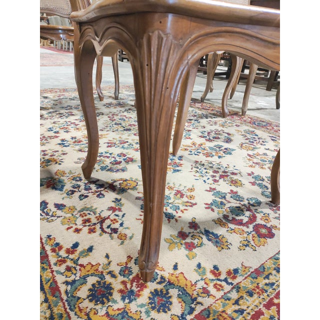 Early 20th Century Set of 8 French Louis XV Style Caned Dining Chairs For Sale In New Orleans - Image 6 of 6