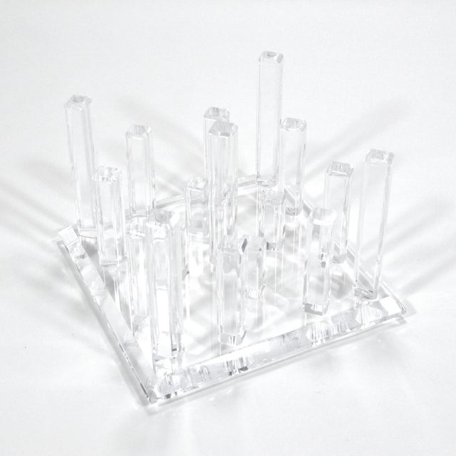 Lucite "Cityscape" Coffee Table For Sale In Chicago - Image 6 of 6