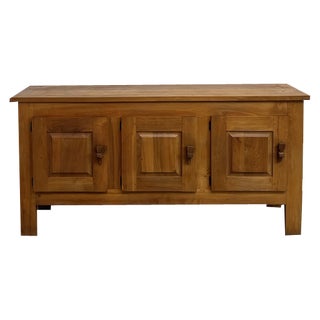 Brutalist Sideboard in Elm, 1950s For Sale