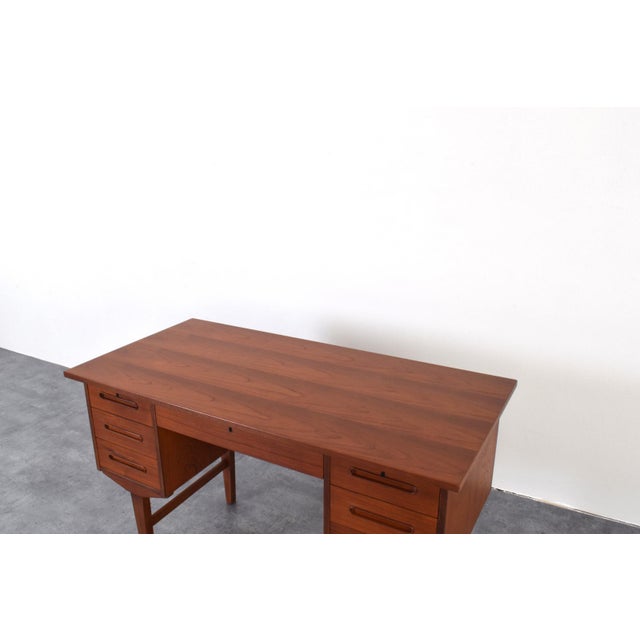 Mid-Century Modern Danish Teak Executive Desk, 1960s For Sale - Image 16 of 18