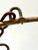 Vintage Wrought Iron Hanging Planter Basket With Scrollwork & Original Chain For Sale - Image 10 of 12