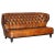 Hand Dyed Brown Leather Chesterfield Sofa For Sale - Image 15 of 15