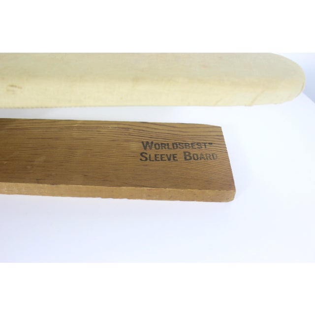 Vintage Wood Ironing Board For Sale - Image 6 of 8