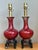 Vintage Sand De Bouf Glazed Ceramic Lamps - A Pair For Sale - Image 4 of 12