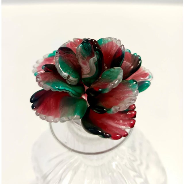 Postmodern Transparent Murano Glass Decanter Bottle by Carlo Moretti, Italy, 1980s For Sale - Image 3 of 11