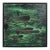 Comet Green Flare Hand Painted Original Art For Sale