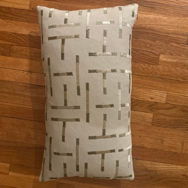 Modern Handcrafted Decorative Pillow Case For Sale - Image 3 of 5