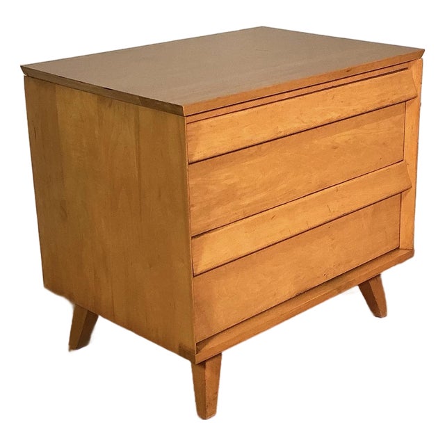 Mid-Century Modern Two Drawer Chest/Nightstand by Birchcraft Baumritter, Circa 1960s For Sale