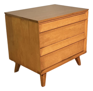 Mid-Century Modern Two Drawer Chest/Nightstand by Birchcraft Baumritter, Circa 1960s