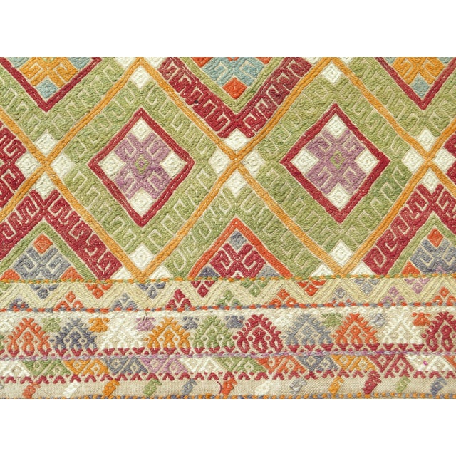 60s Turkish Handmade Boho Kilim Area Rugs For Sale - Image 9 of 11