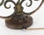 Antique French Polychrome Wrought Iron 2-Arm Table Lamp, 1920s For Sale - Image 6 of 7
