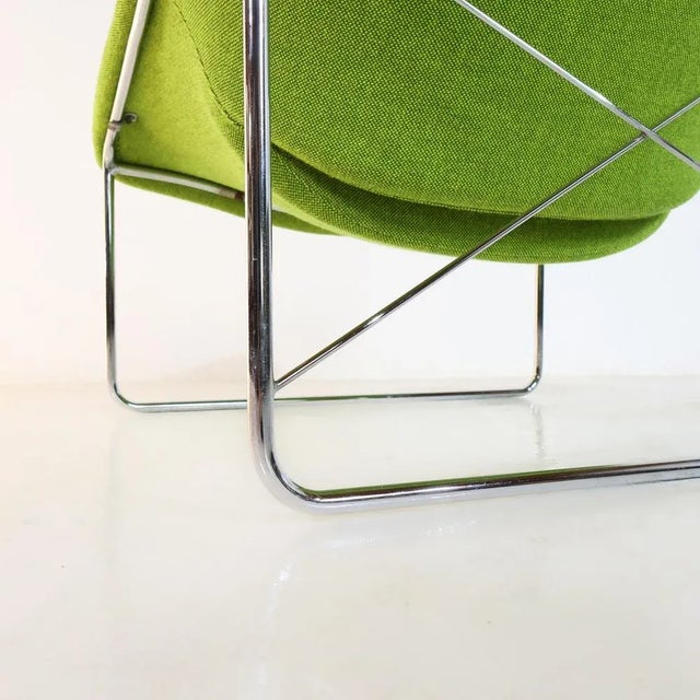 Green Cubic Armchair by Olivier Mourgue for Airborne, 1960s For Sale - Image 8 of 12